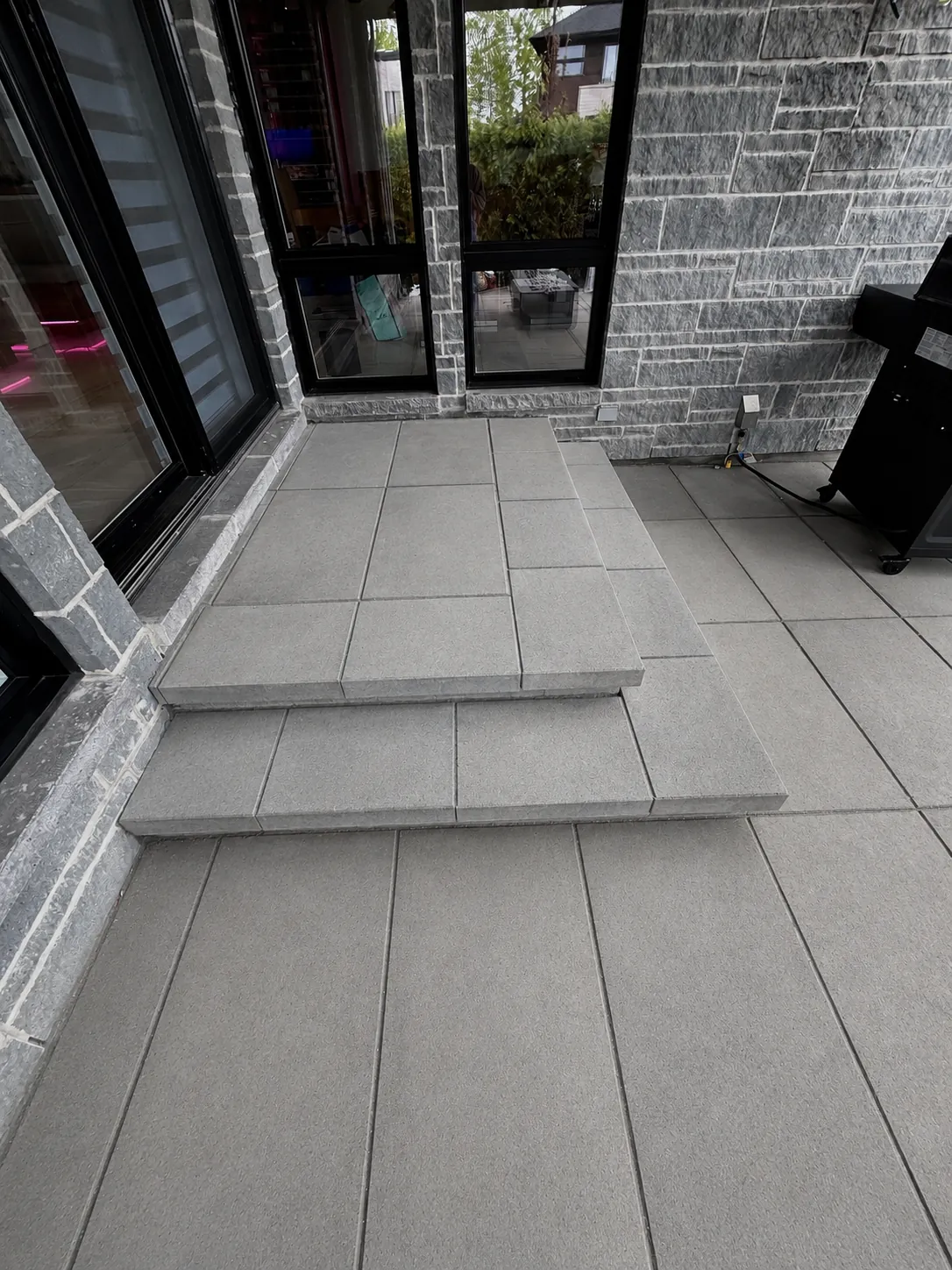 Terrasse après lavage à pression
